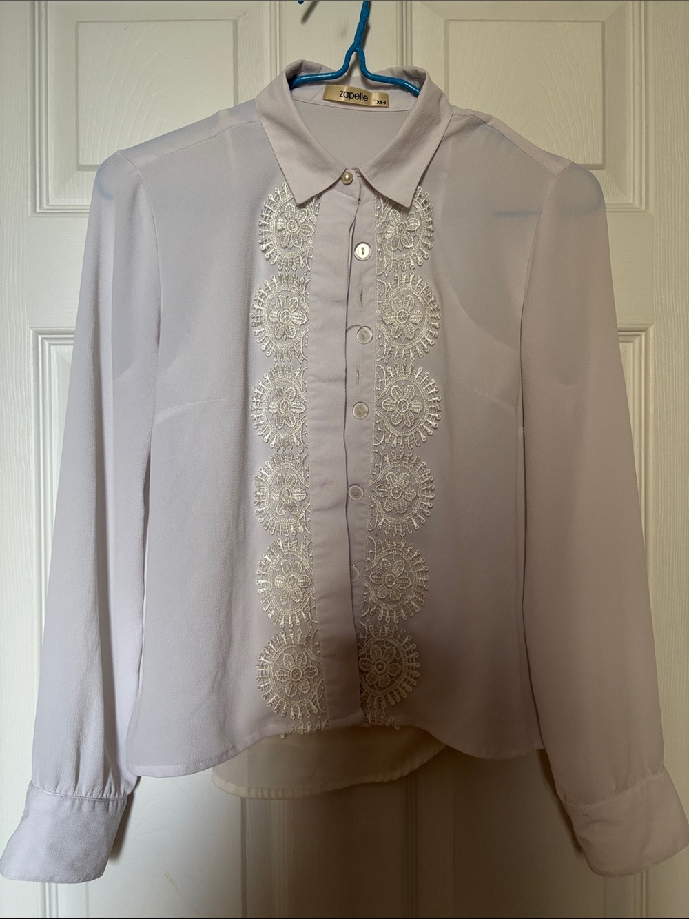Zappella Lace-Trim Blouse